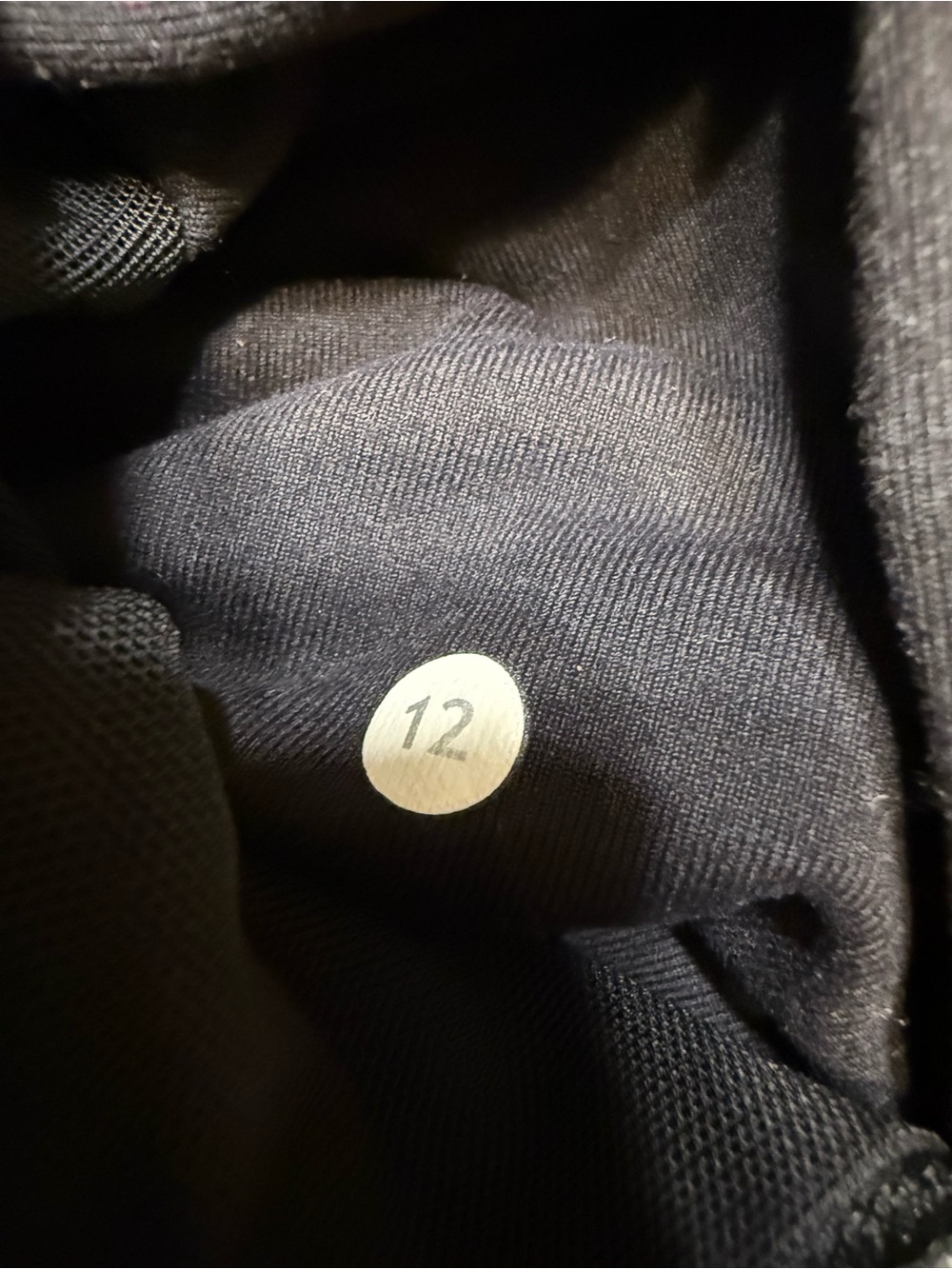 Lululemon Womens Nice Asana Funnel Neck Mid-Layer Ruffle Jacket Black 12 READ - Picture 4 of 5